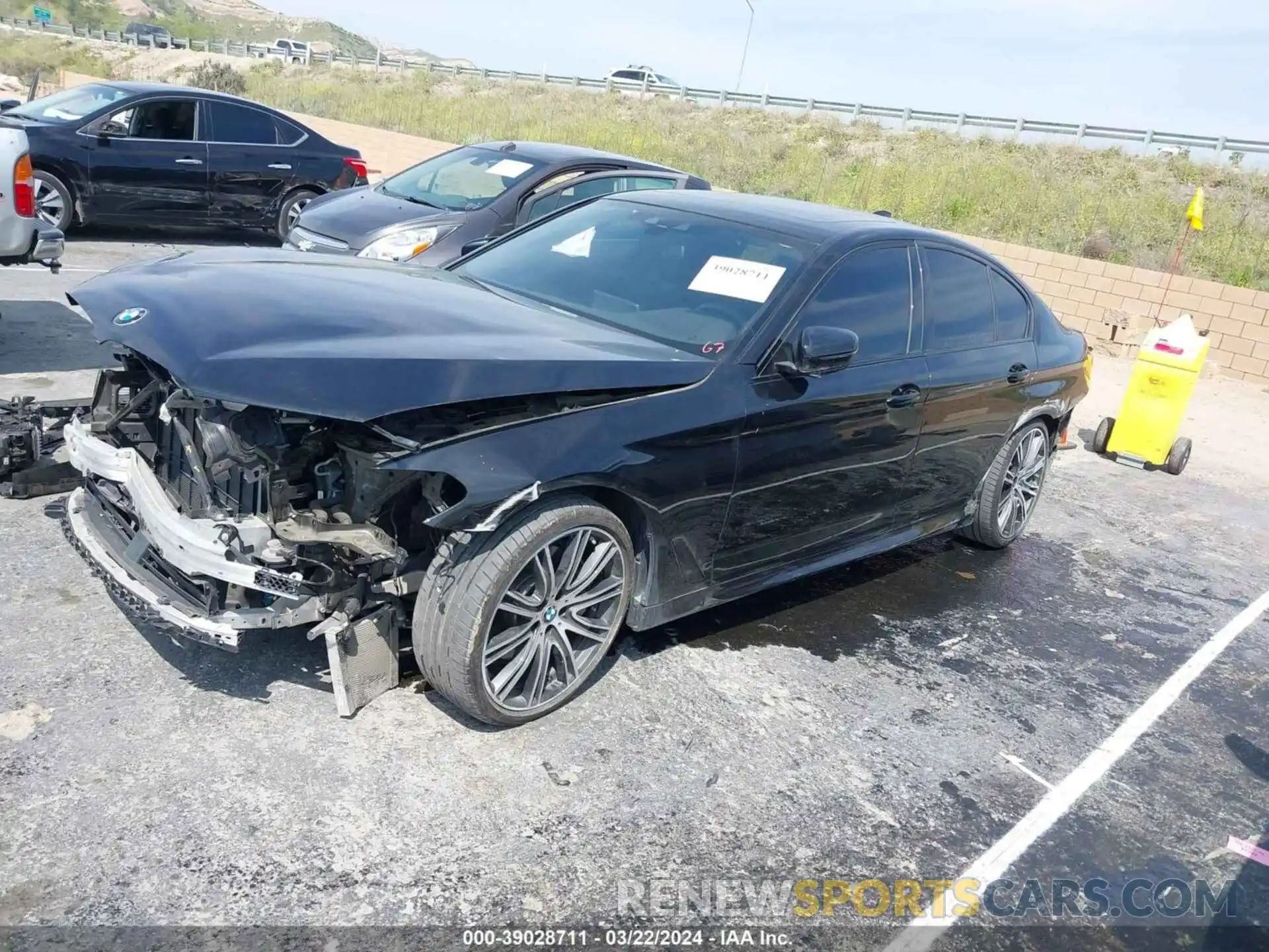 2 Photograph of a damaged car WBAJS1C08LWW61368 BMW 540I 2020