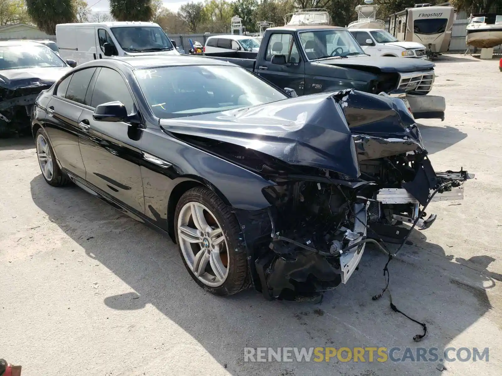 1 Photograph of a damaged car WBA6D4C56KGA01077 BMW 6 SERIES 2019