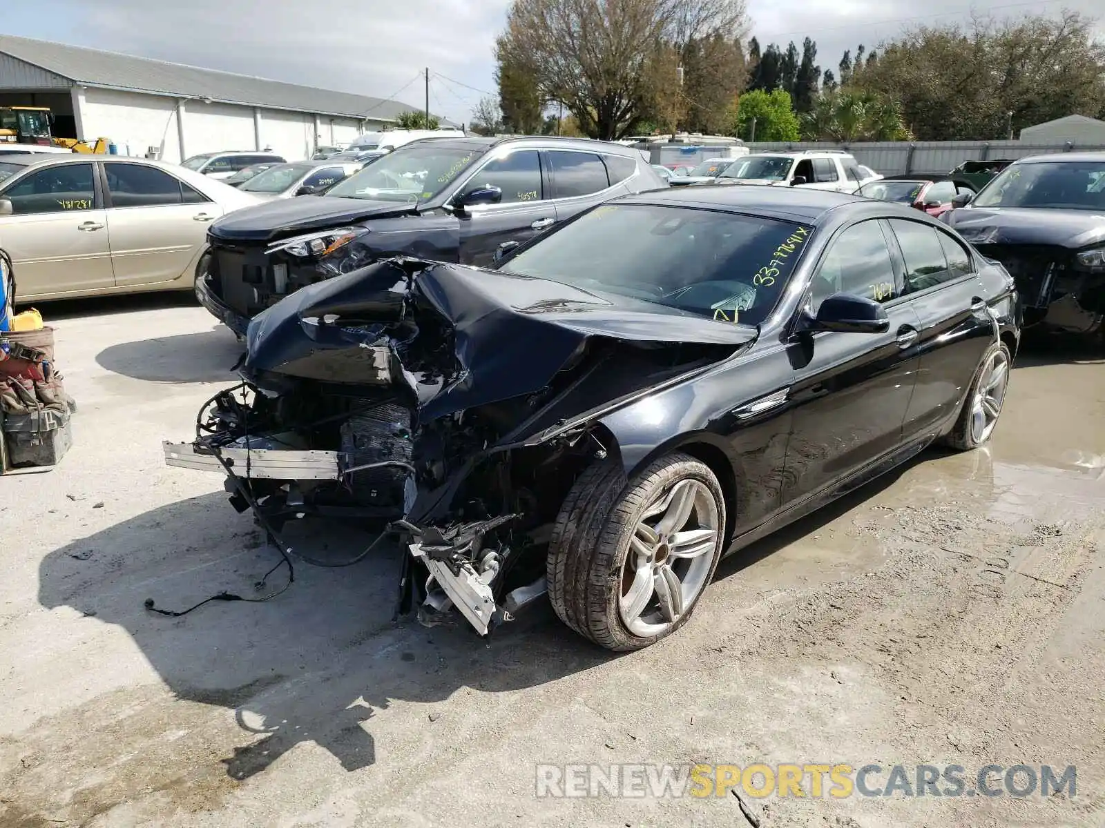 2 Photograph of a damaged car WBA6D4C56KGA01077 BMW 6 SERIES 2019
