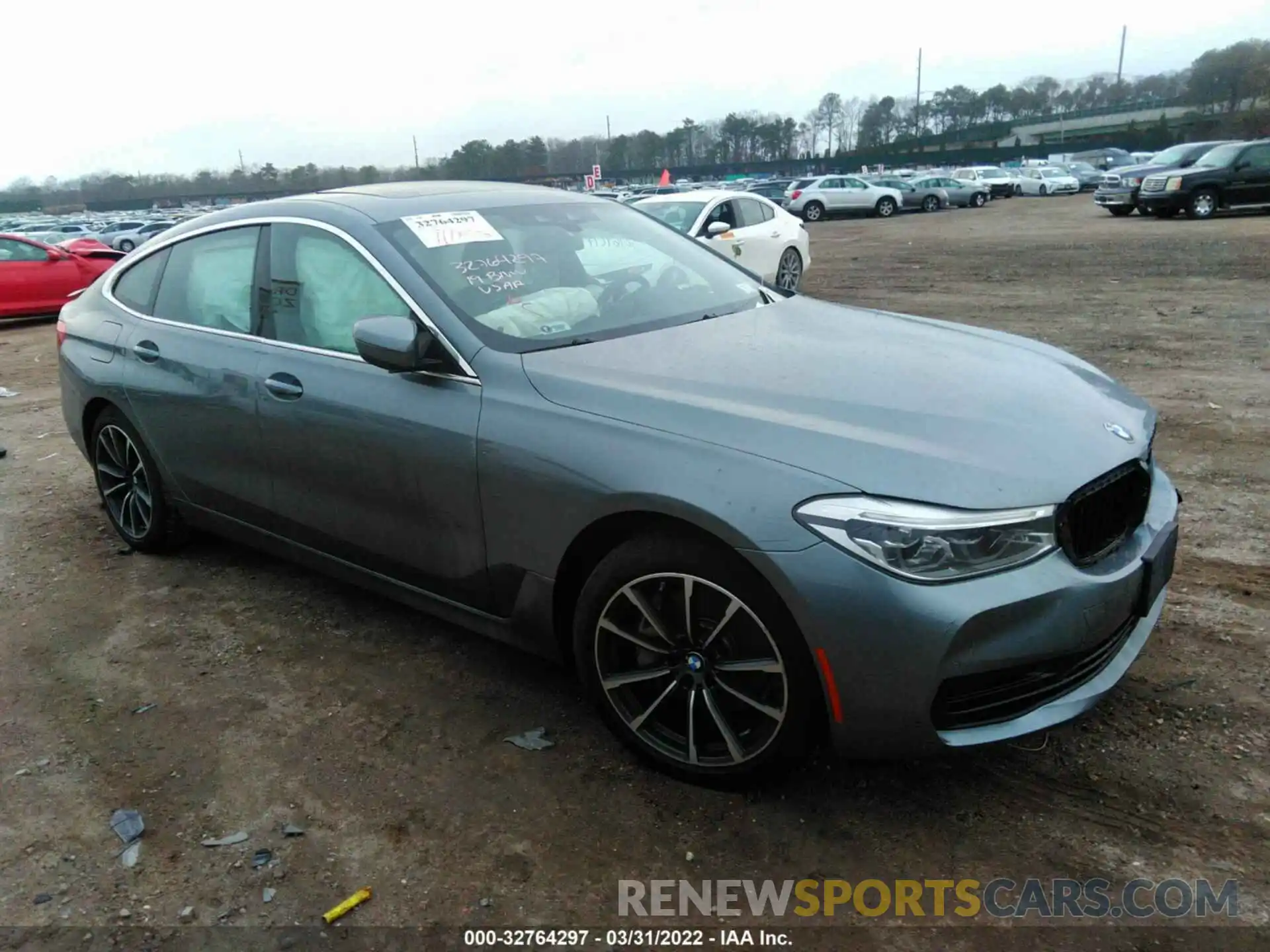 1 Photograph of a damaged car WBAJV6C50KBK08545 BMW 6 SERIES 2019