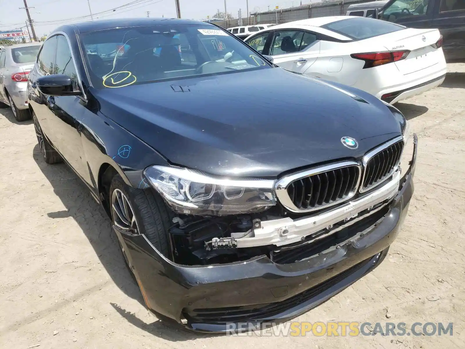 1 Фотография поврежденного автомобиля WBAJV6C53KBK08846 BMW 6 SERIES 2019