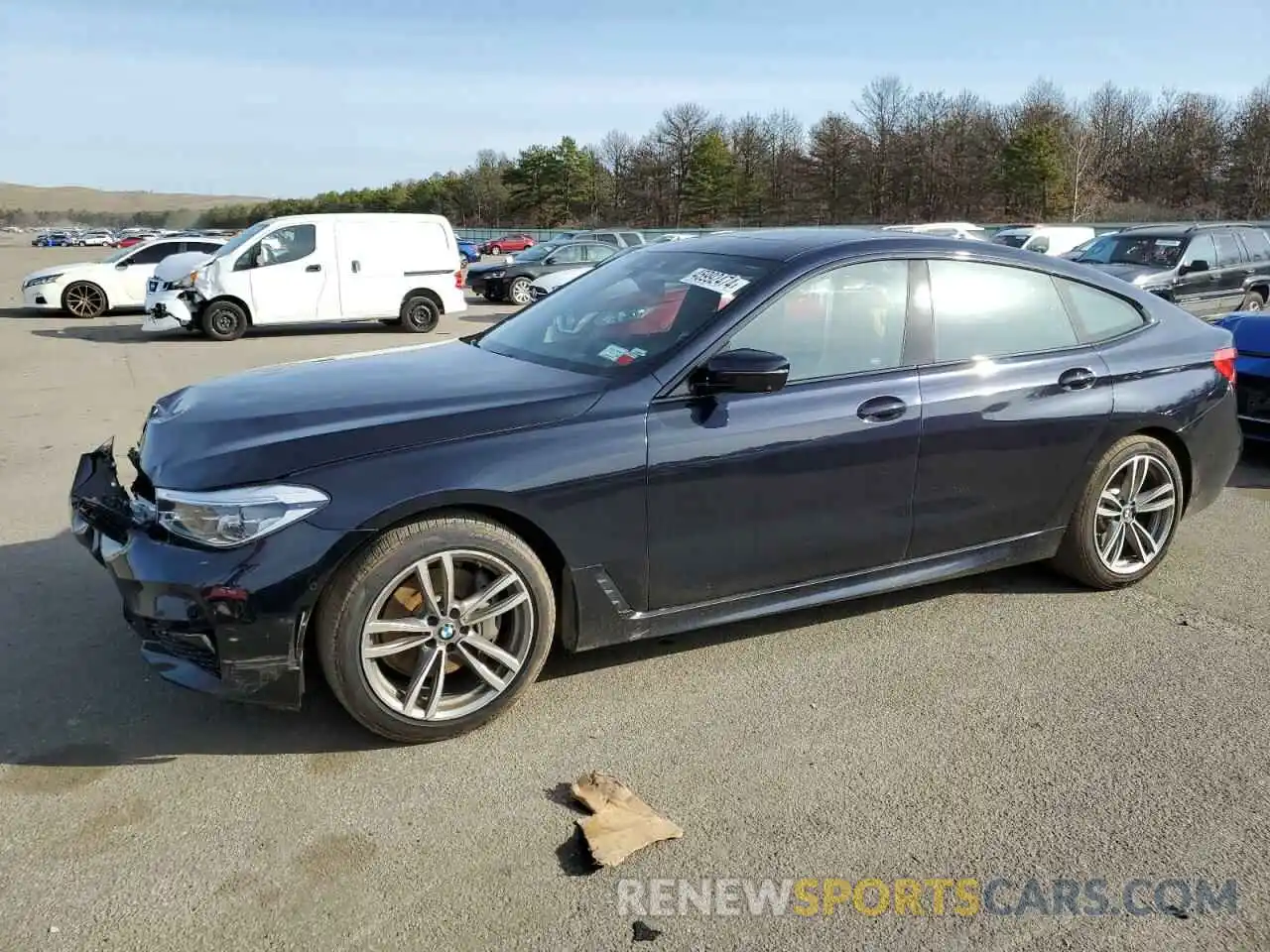 1 Photograph of a damaged car WBAJV6C55KBK08251 BMW 6 SERIES 2019