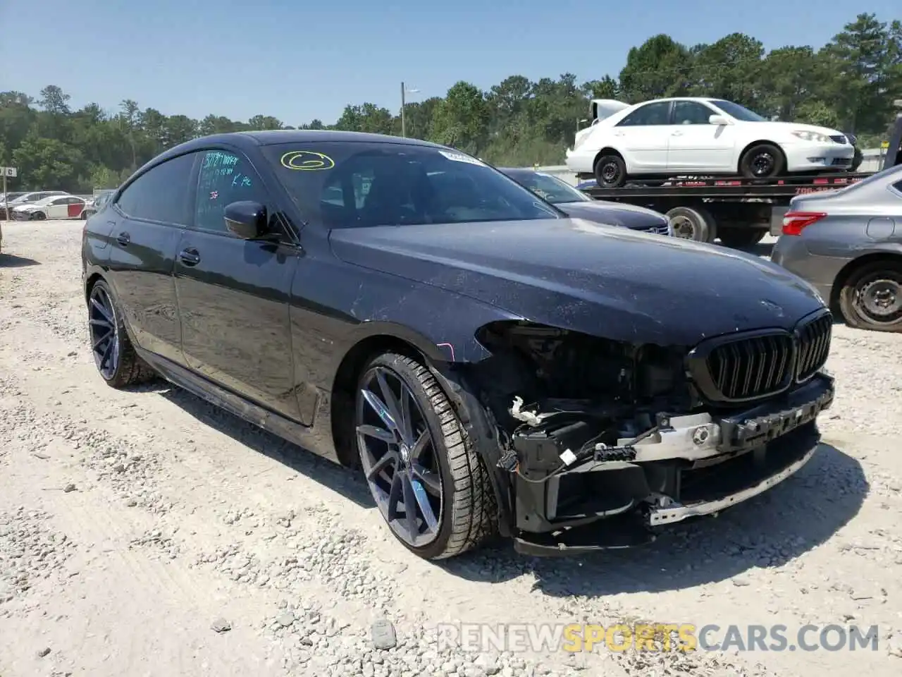 1 Photograph of a damaged car WBAJV6C56KBK08078 BMW 6 SERIES 2019