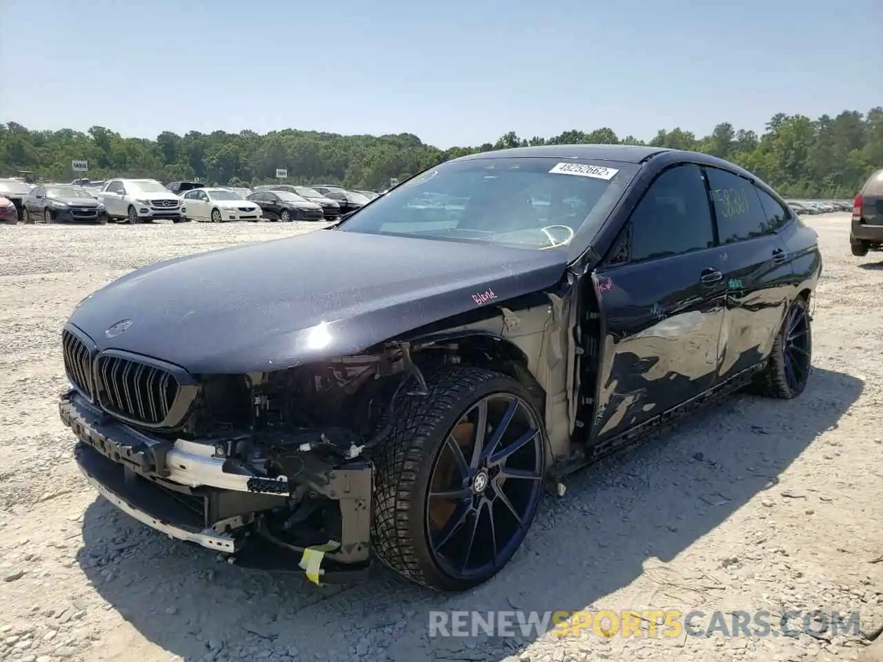 2 Photograph of a damaged car WBAJV6C56KBK08078 BMW 6 SERIES 2019