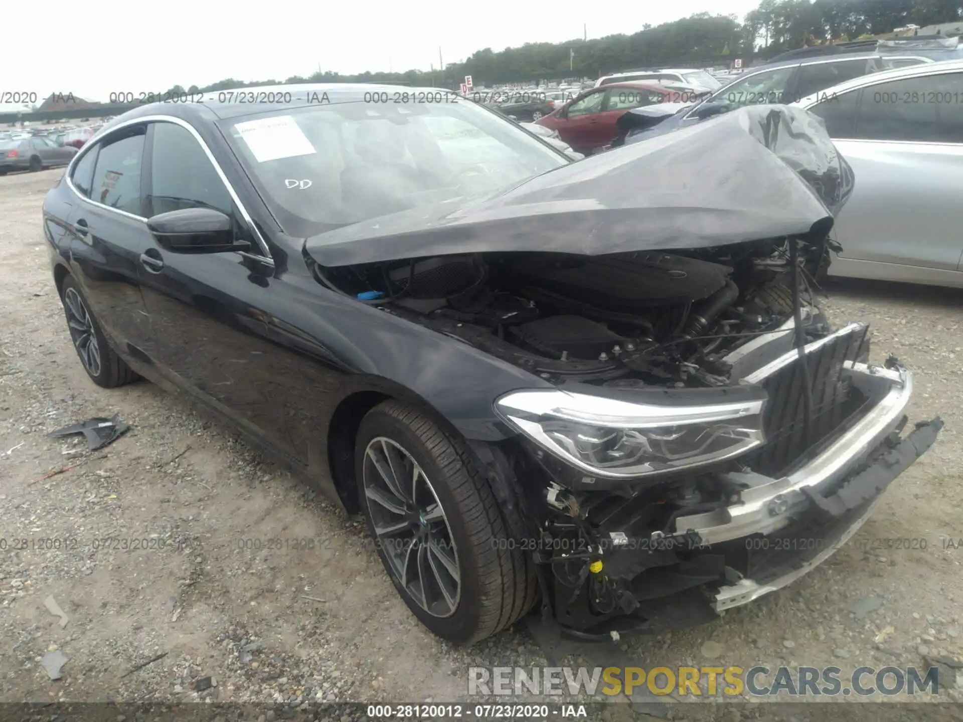 1 Photograph of a damaged car WBAJV6C56KBK08145 BMW 6 SERIES 2019