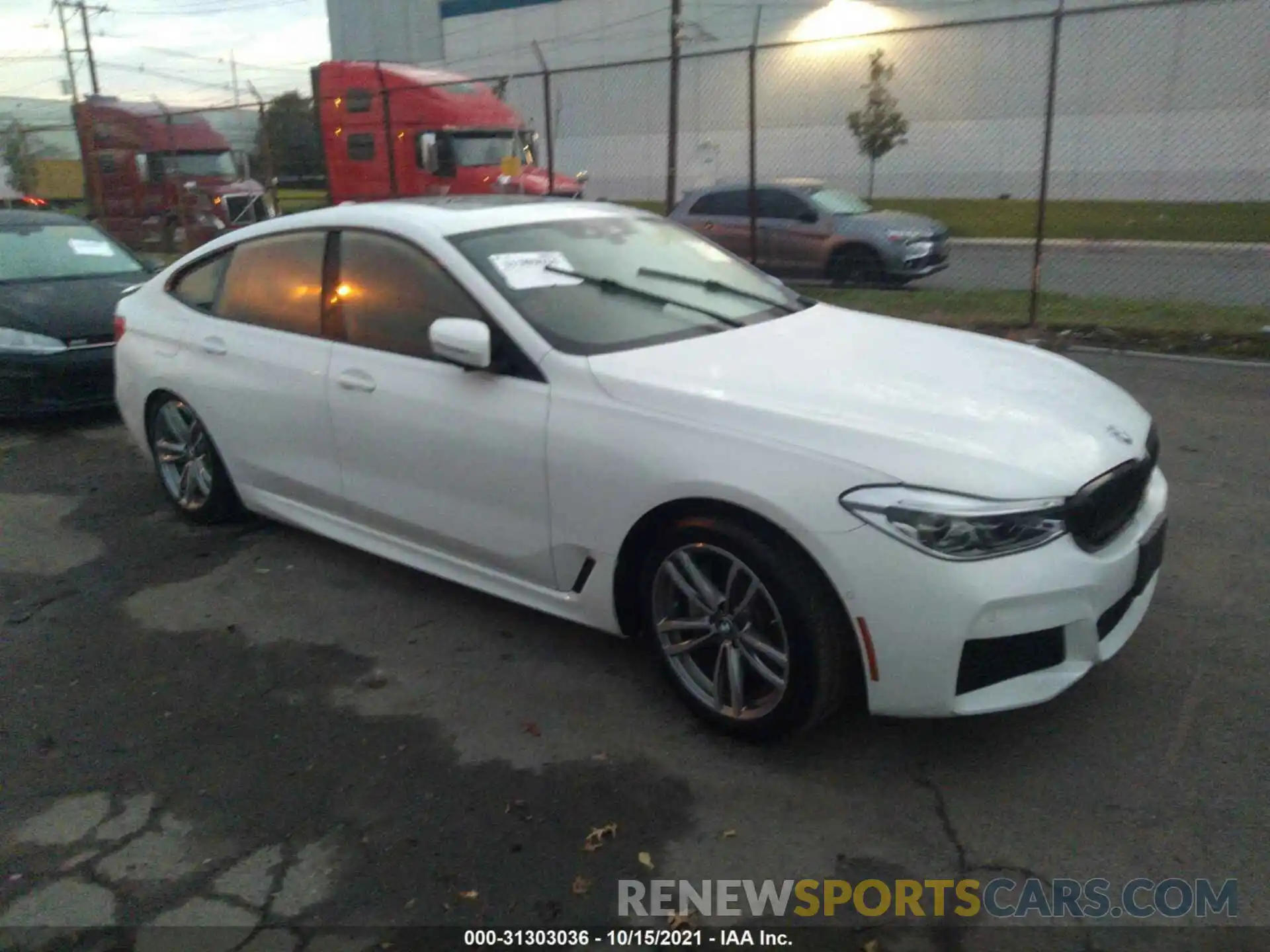 1 Фотография поврежденного автомобиля WBAJV6C56KBK08341 BMW 6 SERIES 2019