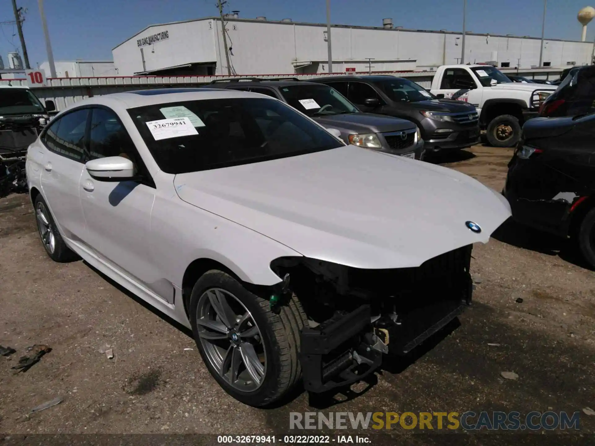 1 Photograph of a damaged car WBAJV6C59KBK08818 BMW 6 SERIES 2019