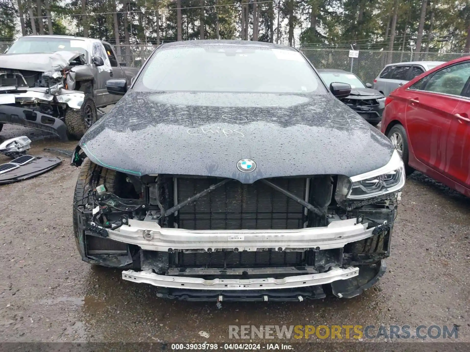 13 Photograph of a damaged car WBAJV6C58KBK08034 BMW 640I GRAN TURISMO 2019
