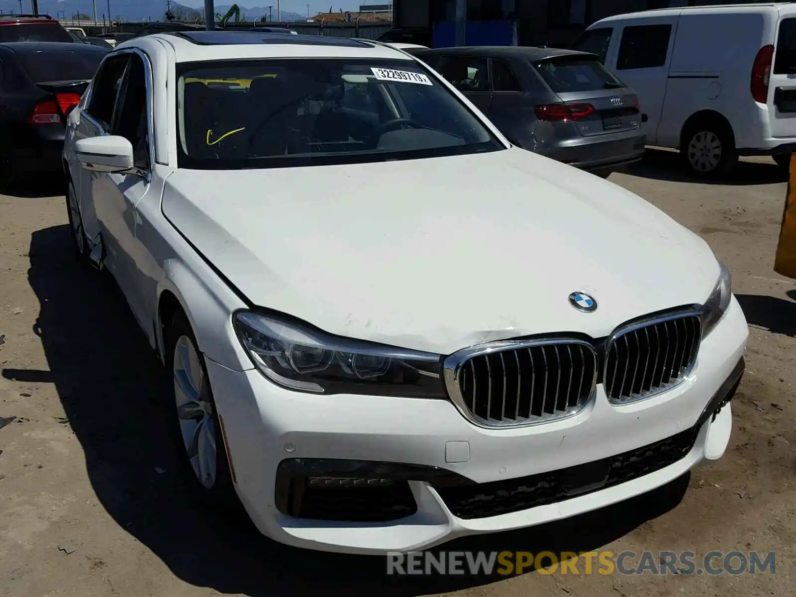 1 Photograph of a damaged car WBA7E2C50KB216731 BMW 7 SERIES 2019