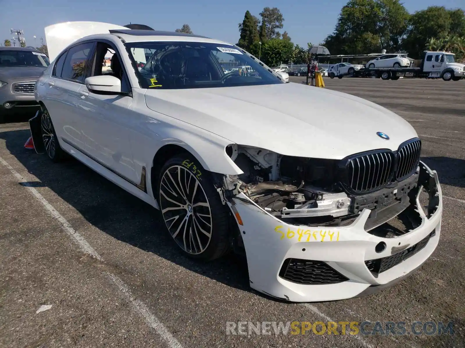 1 Photograph of a damaged car WBA7E2C50KB454210 BMW 7 SERIES 2019