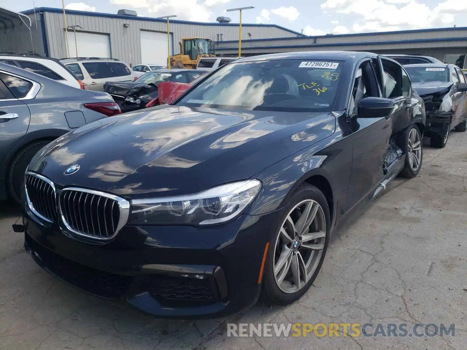 2 Photograph of a damaged car WBA7E2C51KB216477 BMW 7 SERIES 2019