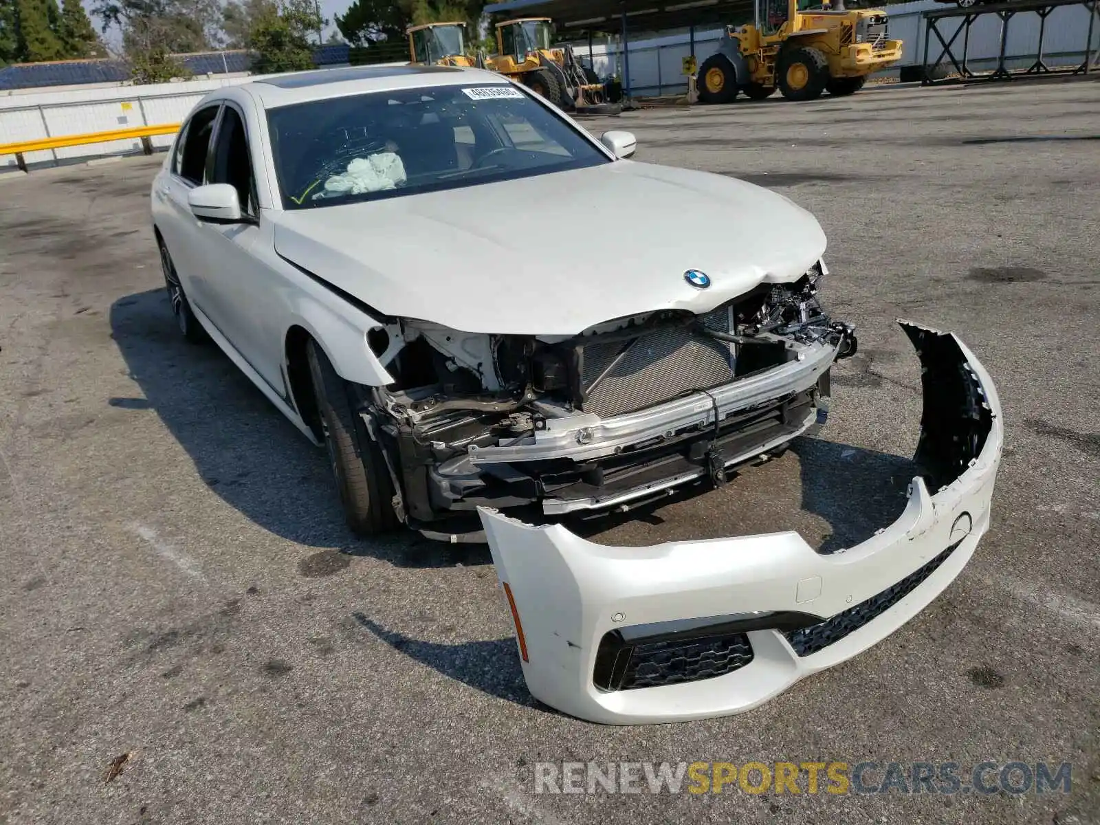 1 Photograph of a damaged car WBA7E2C51KB216964 BMW 7 SERIES 2019