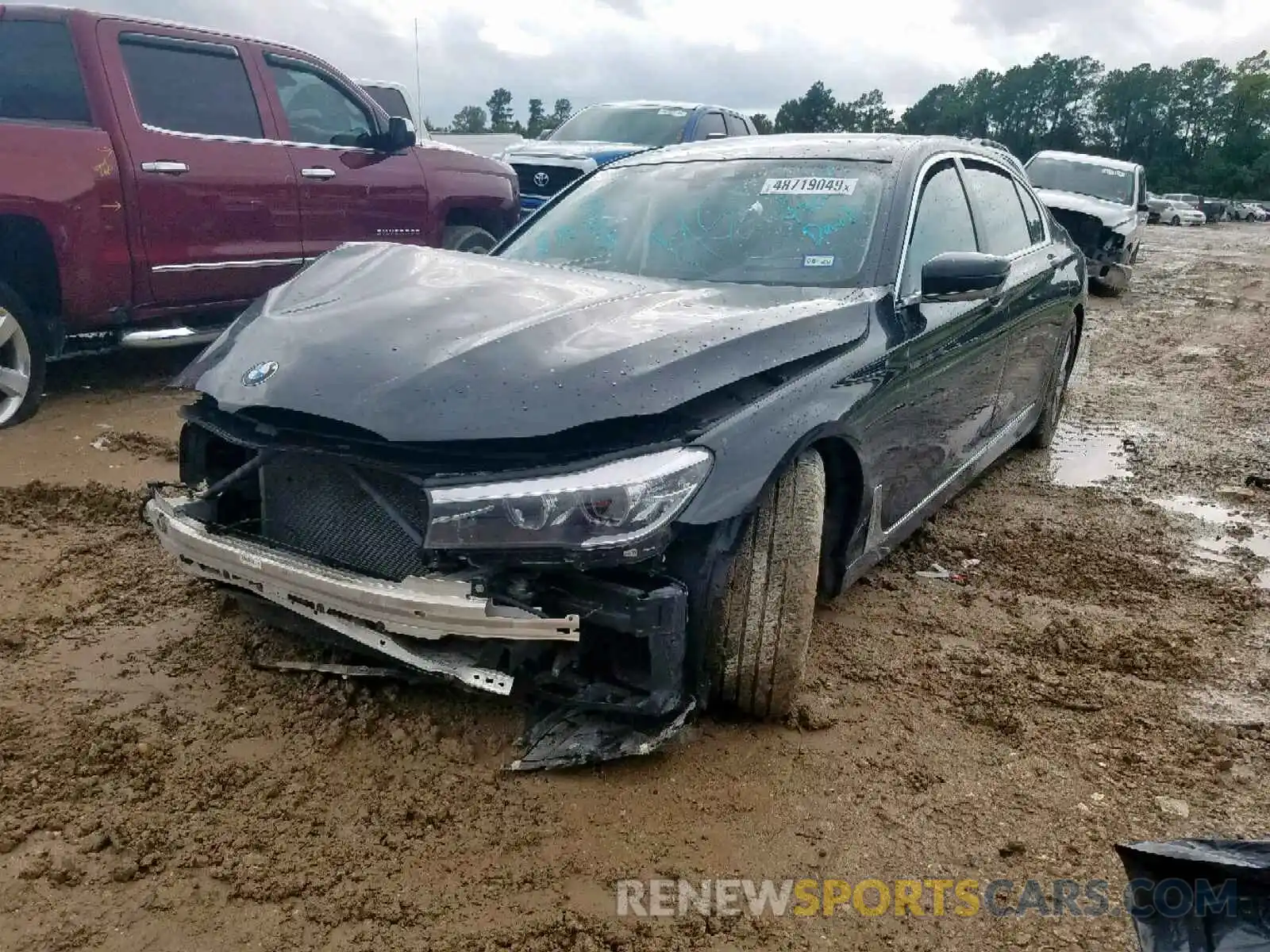 2 Photograph of a damaged car WBA7E2C52KB216567 BMW 7 SERIES 2019