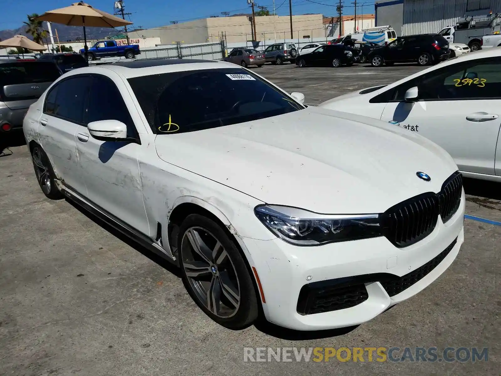 1 Photograph of a damaged car WBA7E2C52KB216939 BMW 7 SERIES 2019