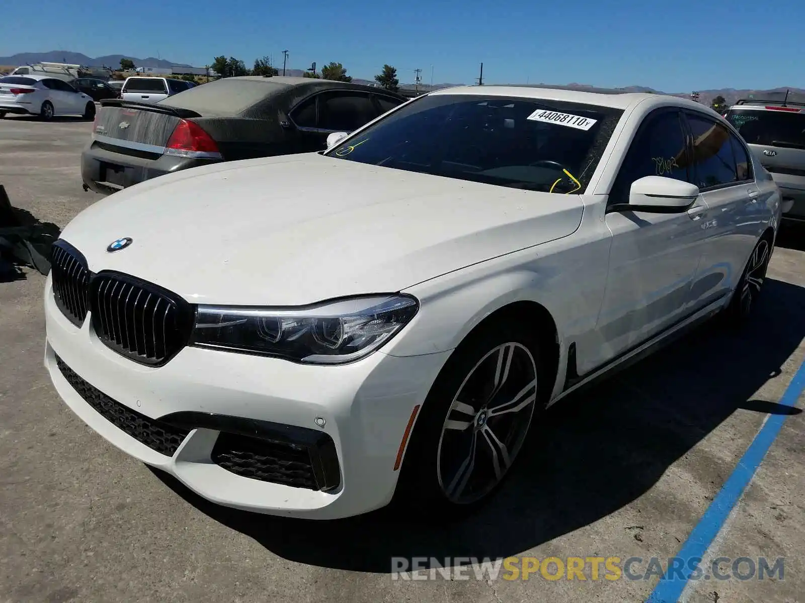 2 Photograph of a damaged car WBA7E2C52KB216939 BMW 7 SERIES 2019