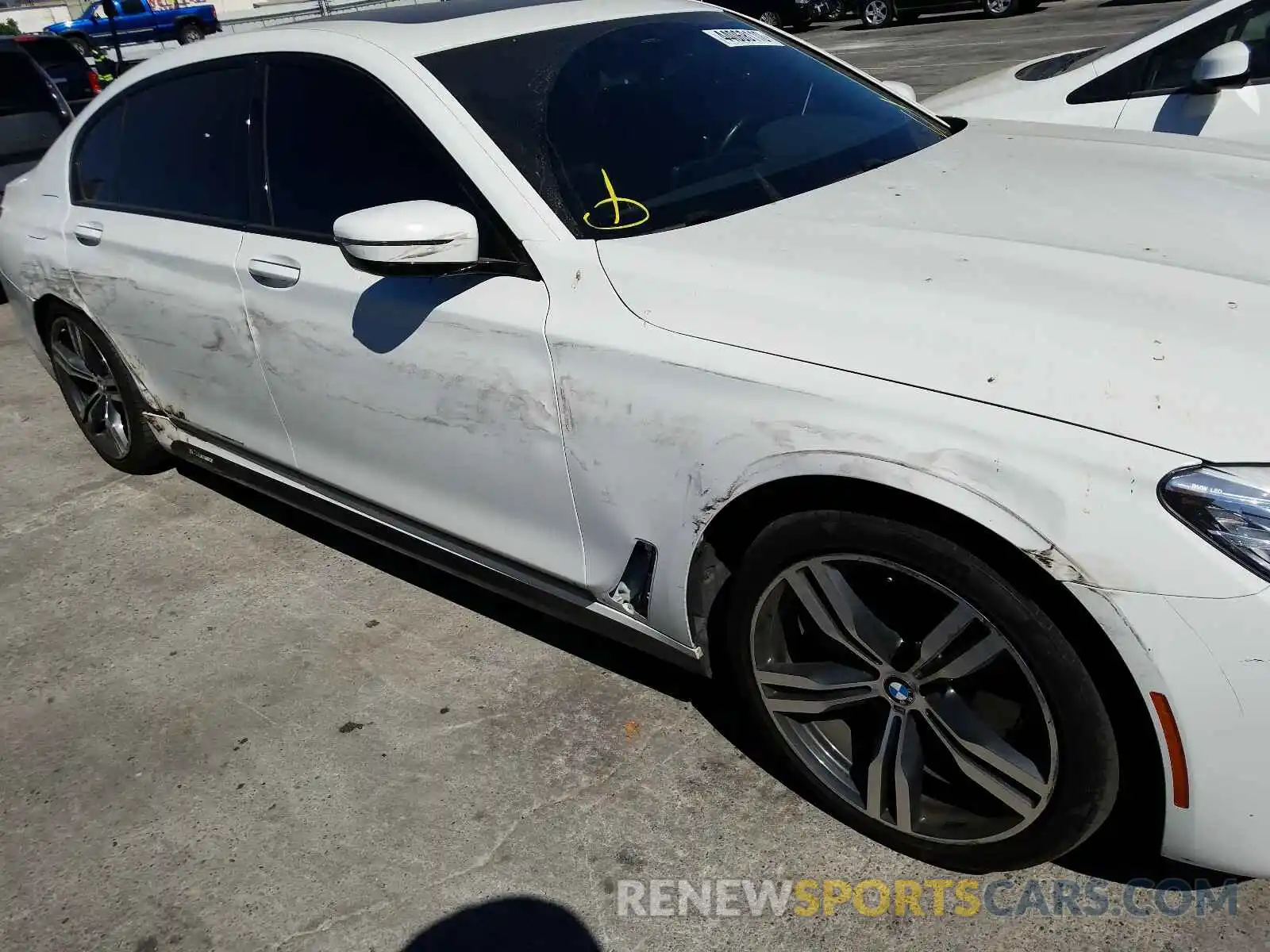 9 Фотография поврежденного автомобиля WBA7E2C52KB216939 BMW 7 SERIES 2019