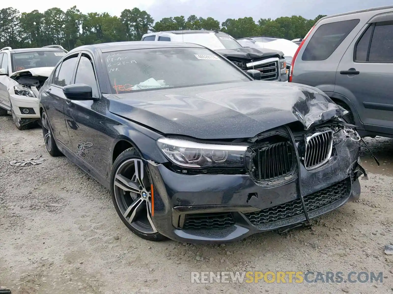 1 Photograph of a damaged car WBA7E2C52KB218027 BMW 7 SERIES 2019