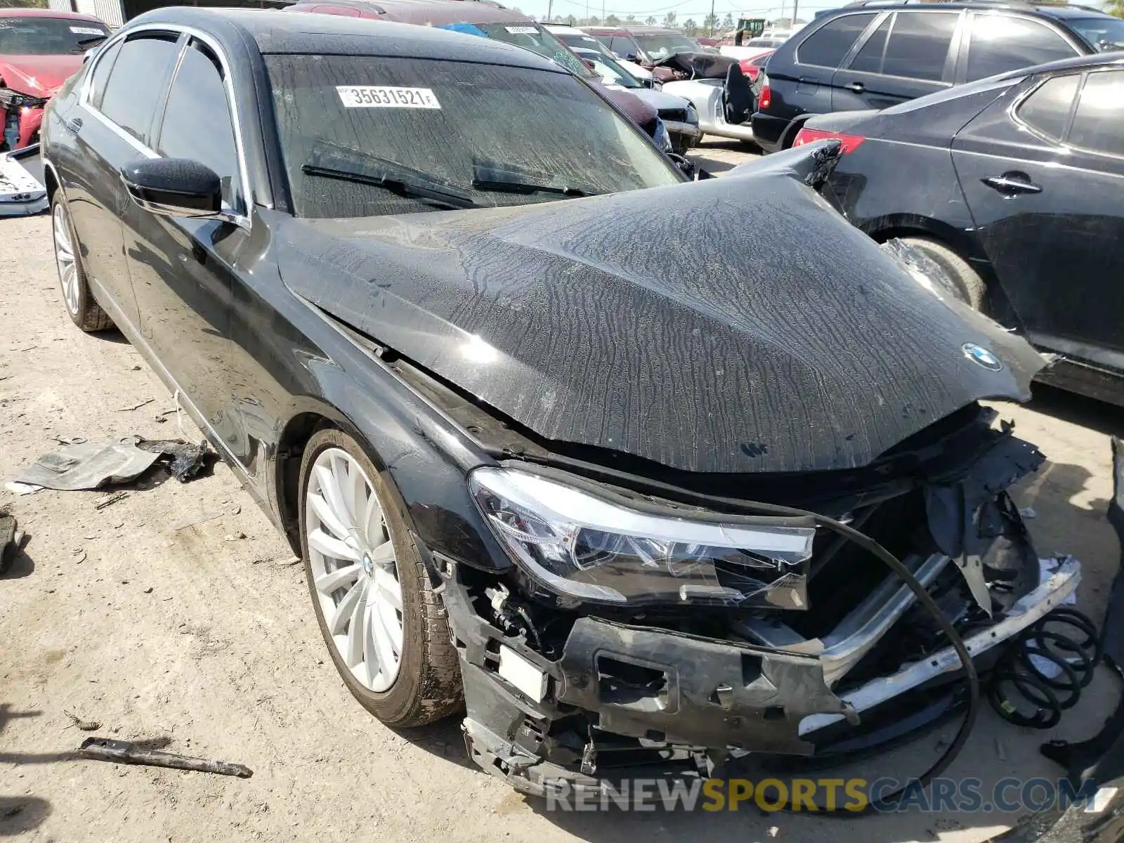 1 Photograph of a damaged car WBA7E2C52KB218139 BMW 7 SERIES 2019