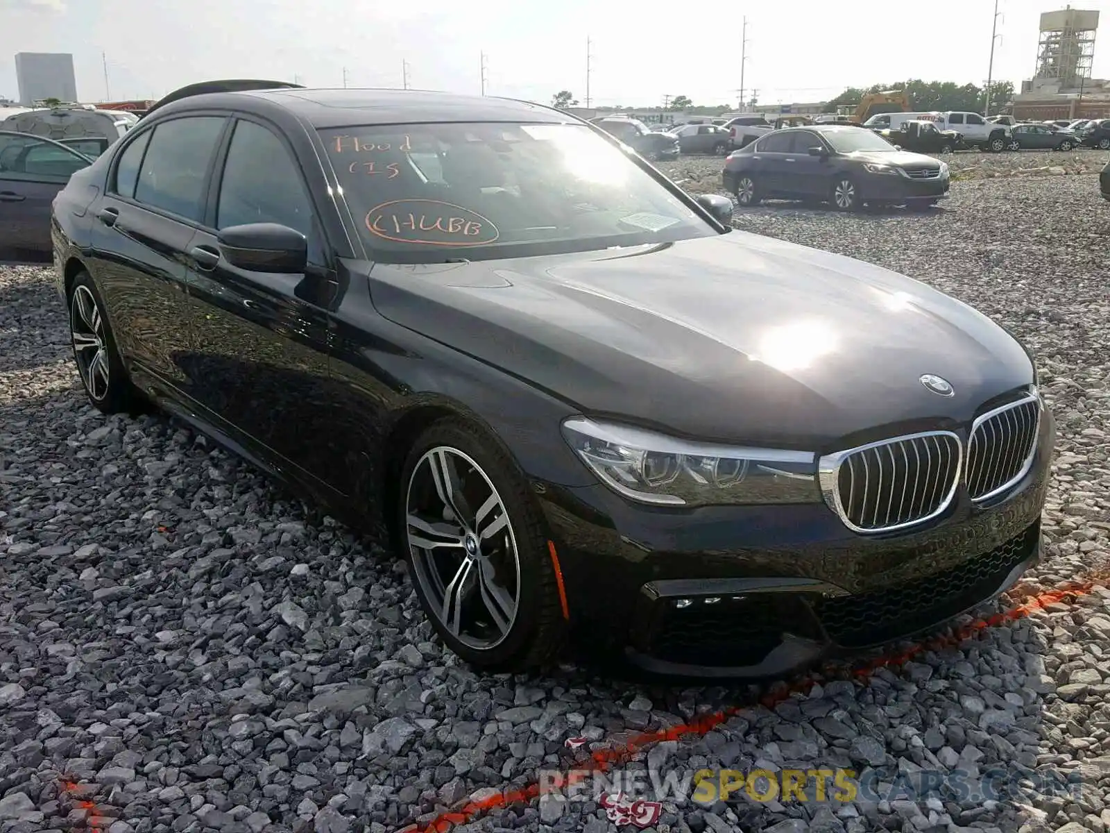 1 Photograph of a damaged car WBA7E2C52KB218559 BMW 7 SERIES 2019