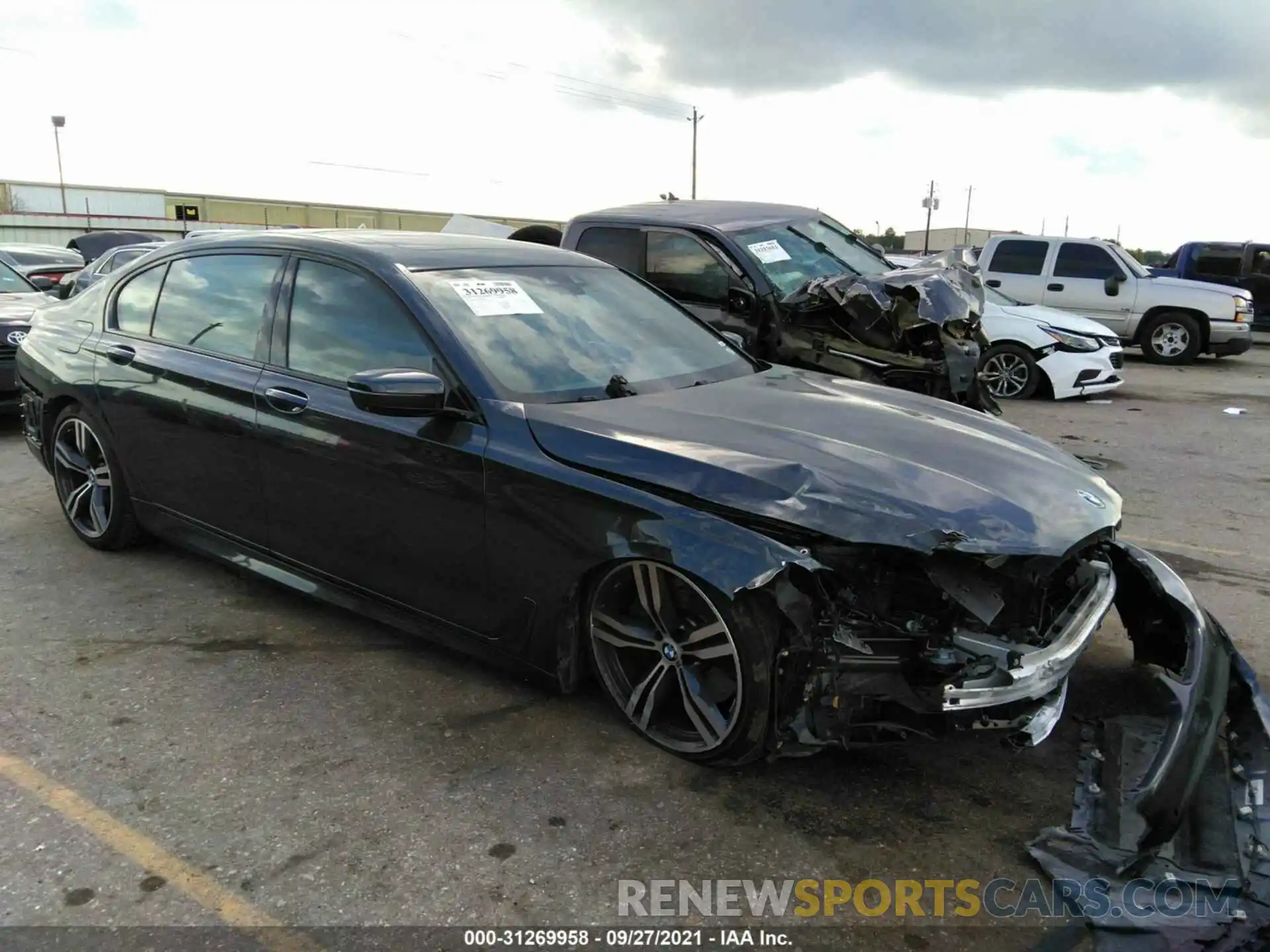 1 Photograph of a damaged car WBA7E2C52KB454452 BMW 7 SERIES 2019