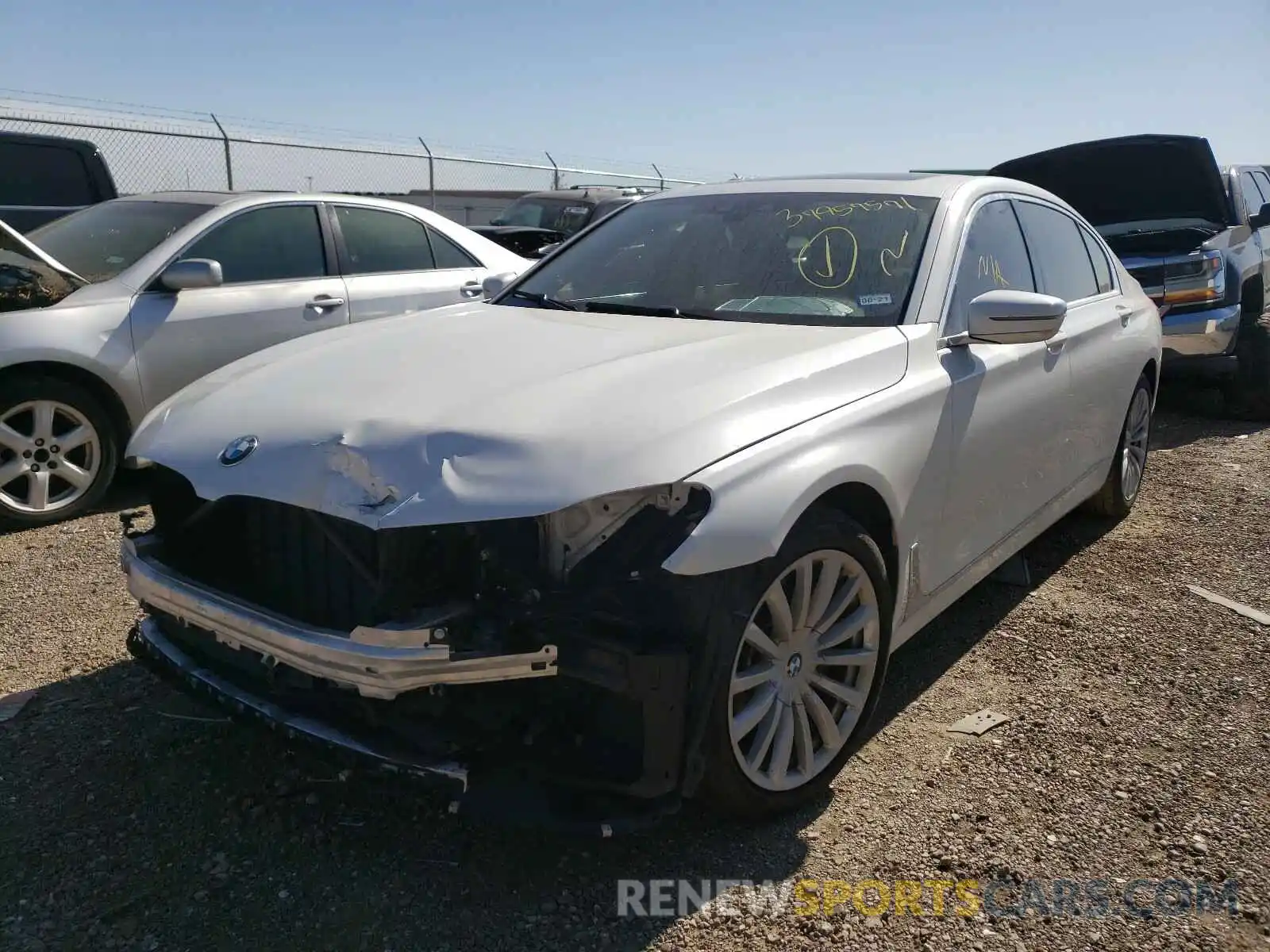 2 Photograph of a damaged car WBA7E2C52KB454631 BMW 7 SERIES 2019