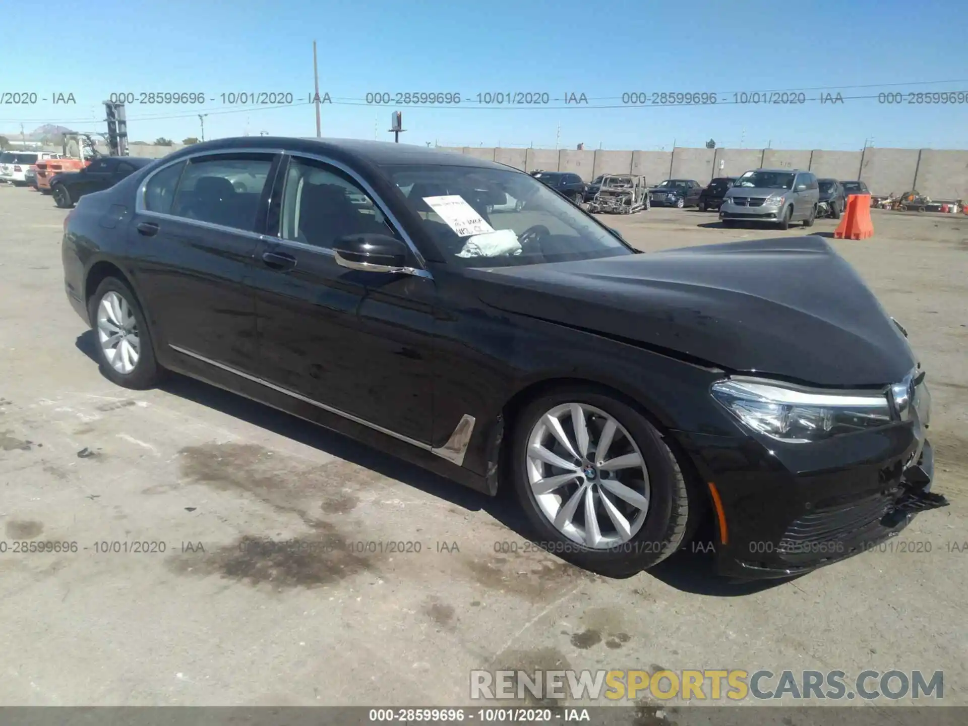 1 Photograph of a damaged car WBA7E2C53KB216934 BMW 7 SERIES 2019