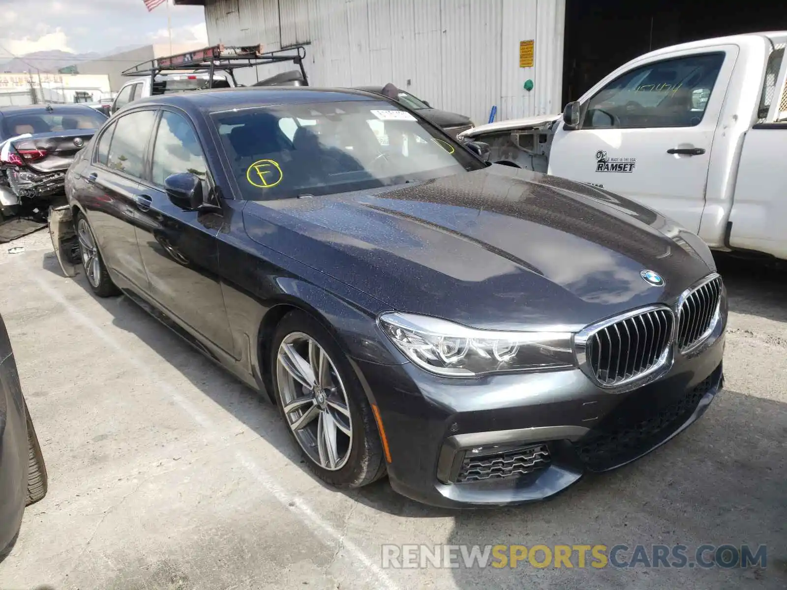 1 Photograph of a damaged car WBA7E2C53KB218098 BMW 7 SERIES 2019