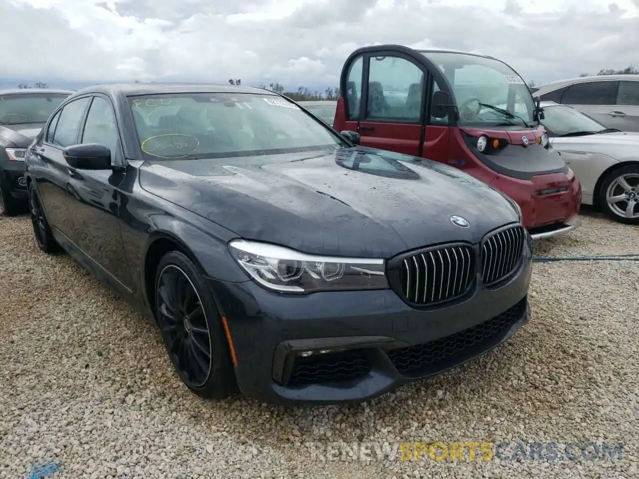 1 Photograph of a damaged car WBA7E2C53KB454007 BMW 7 SERIES 2019