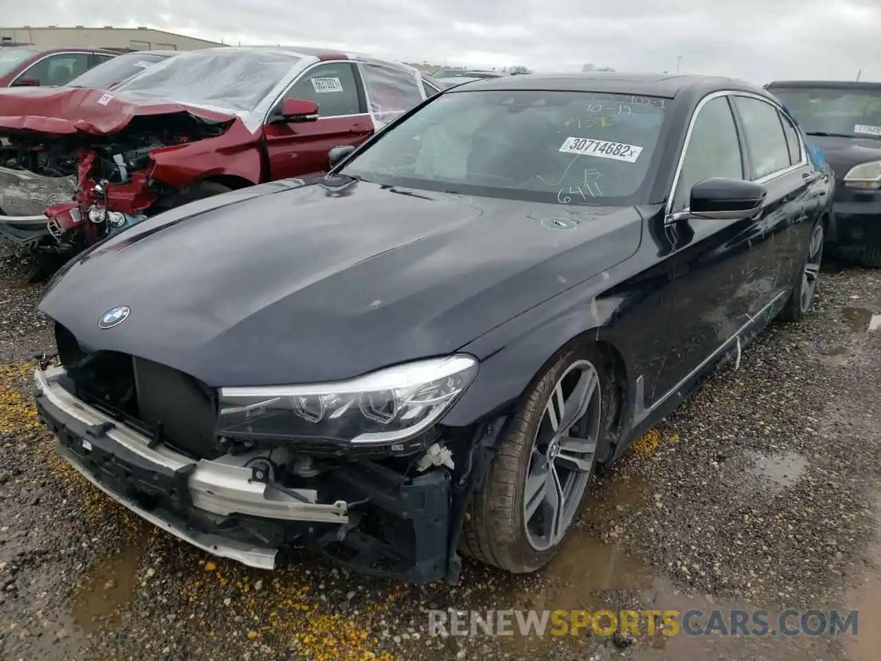 2 Photograph of a damaged car WBA7E2C54KB216411 BMW 7 SERIES 2019