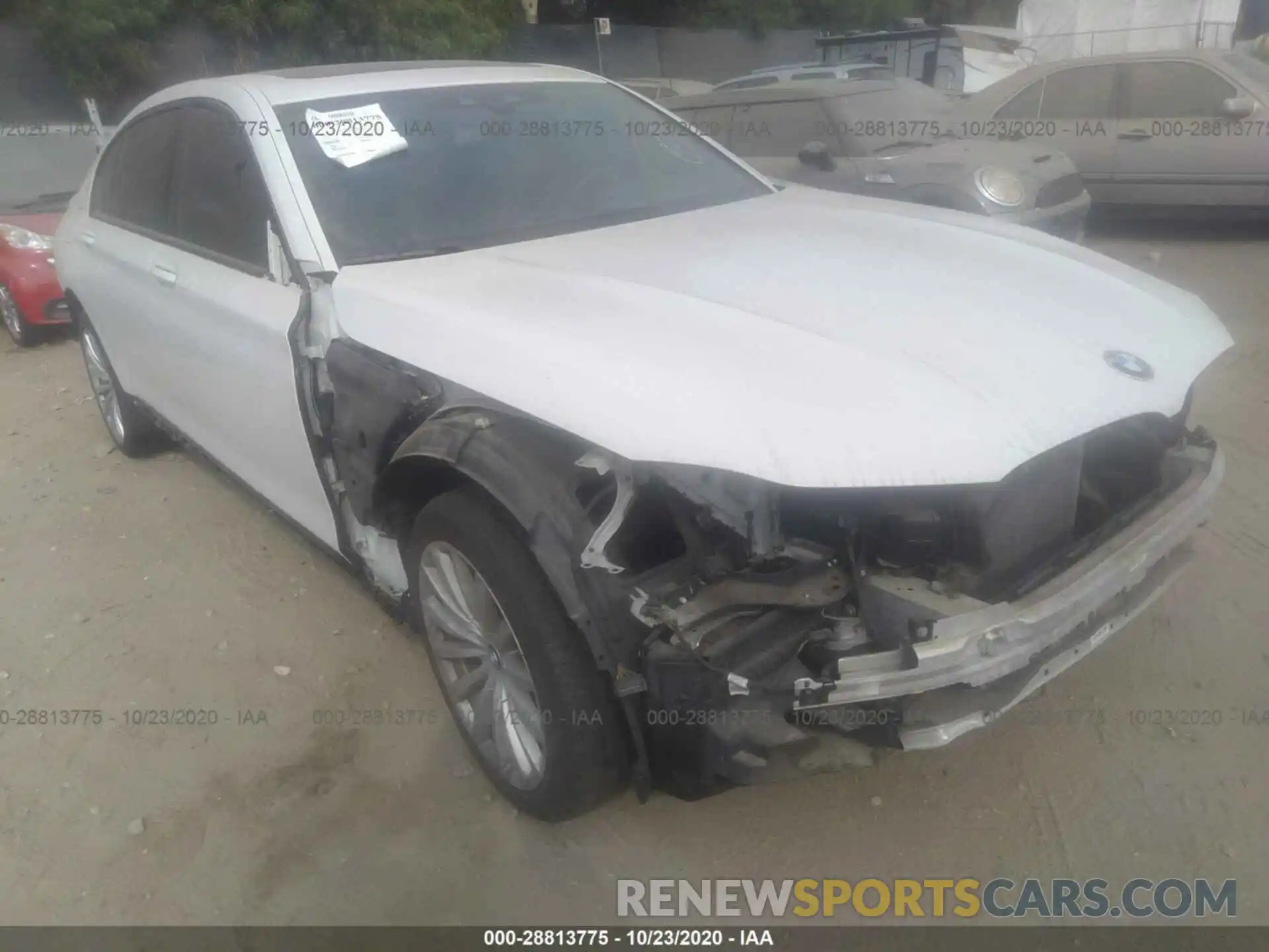 1 Photograph of a damaged car WBA7E2C54KB216831 BMW 7 SERIES 2019