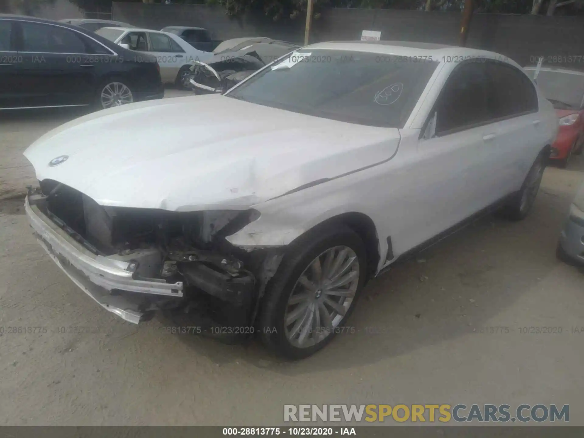 2 Photograph of a damaged car WBA7E2C54KB216831 BMW 7 SERIES 2019