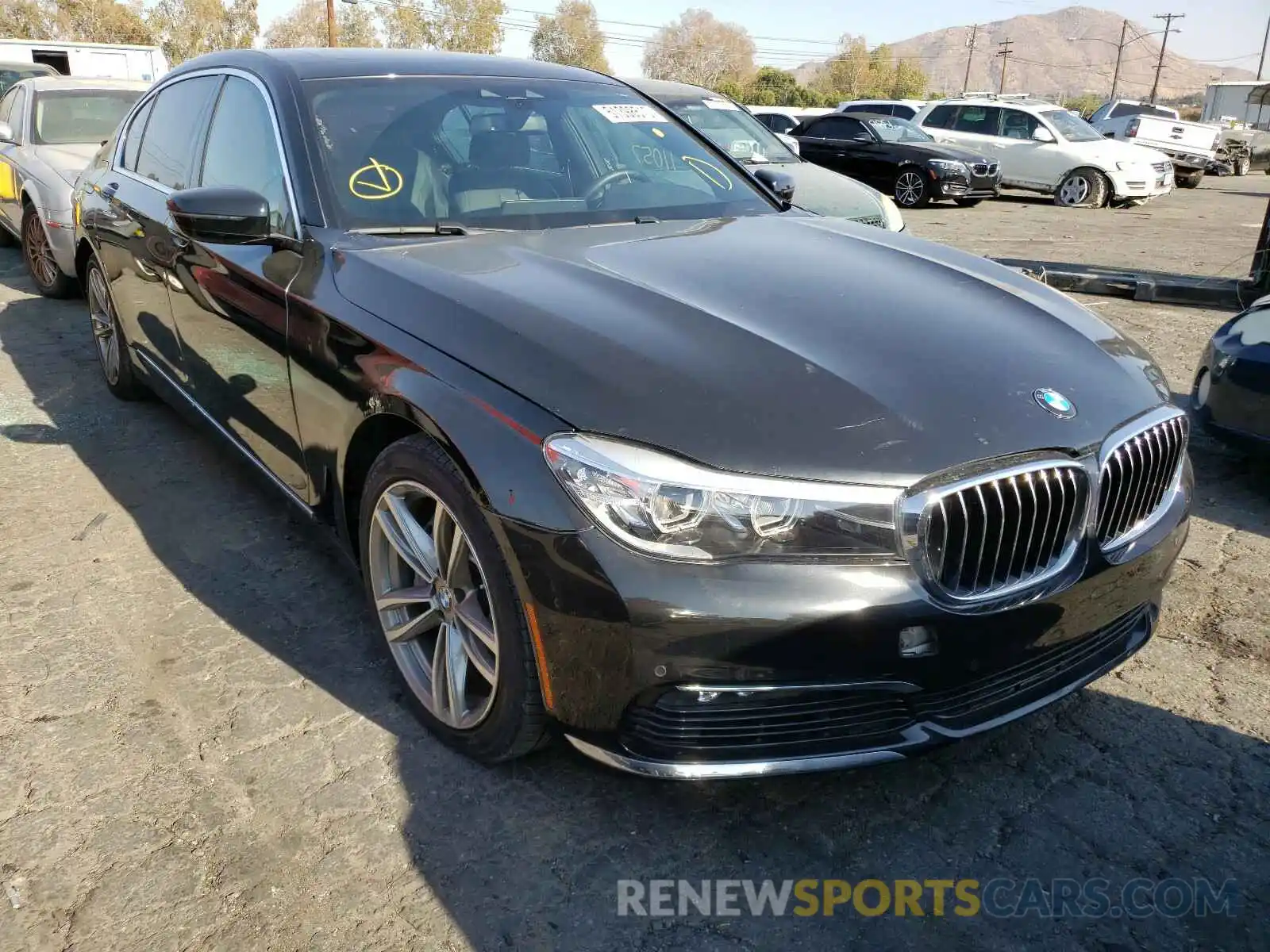 1 Photograph of a damaged car WBA7E2C54KB216845 BMW 7 SERIES 2019