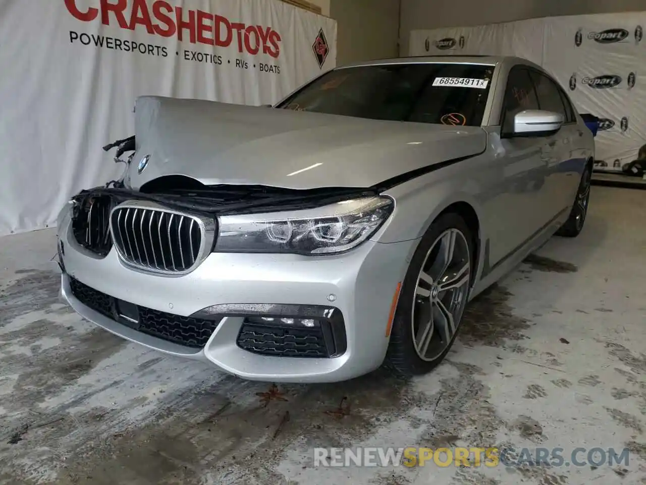 2 Photograph of a damaged car WBA7E2C54KB217641 BMW 7 SERIES 2019