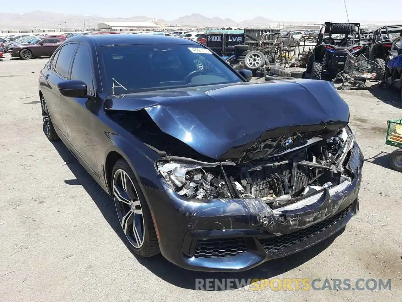 1 Photograph of a damaged car WBA7E2C54KB217929 BMW 7 SERIES 2019