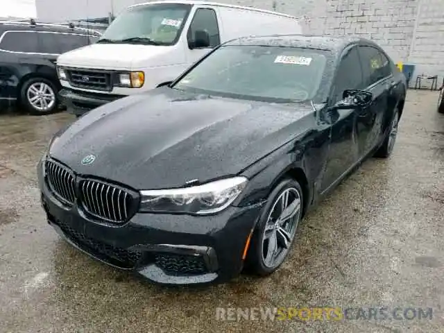 2 Photograph of a damaged car WBA7E2C54KB218160 BMW 7 SERIES 2019