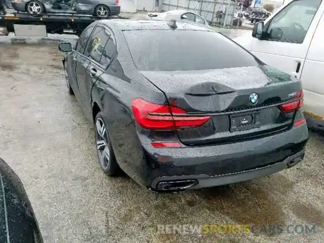 3 Photograph of a damaged car WBA7E2C54KB218160 BMW 7 SERIES 2019