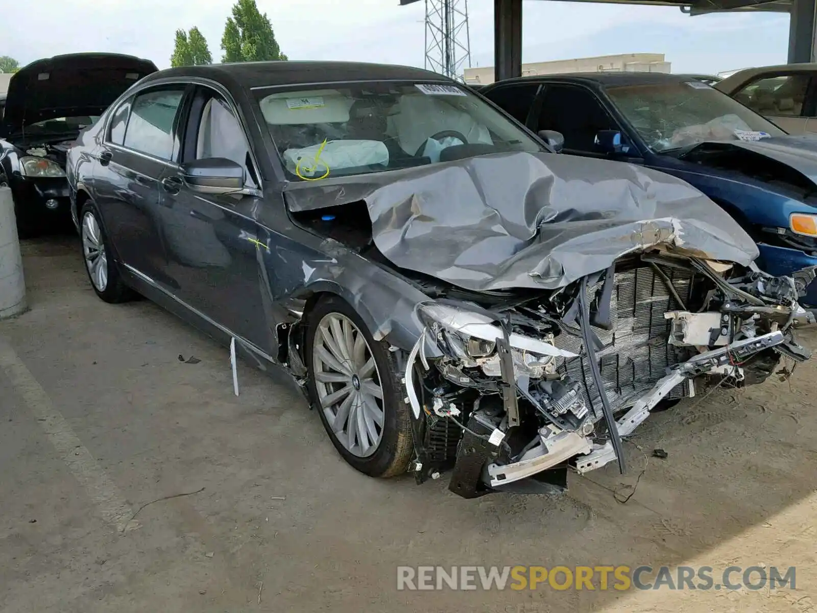 1 Photograph of a damaged car WBA7E2C54KB454579 BMW 7 SERIES 2019