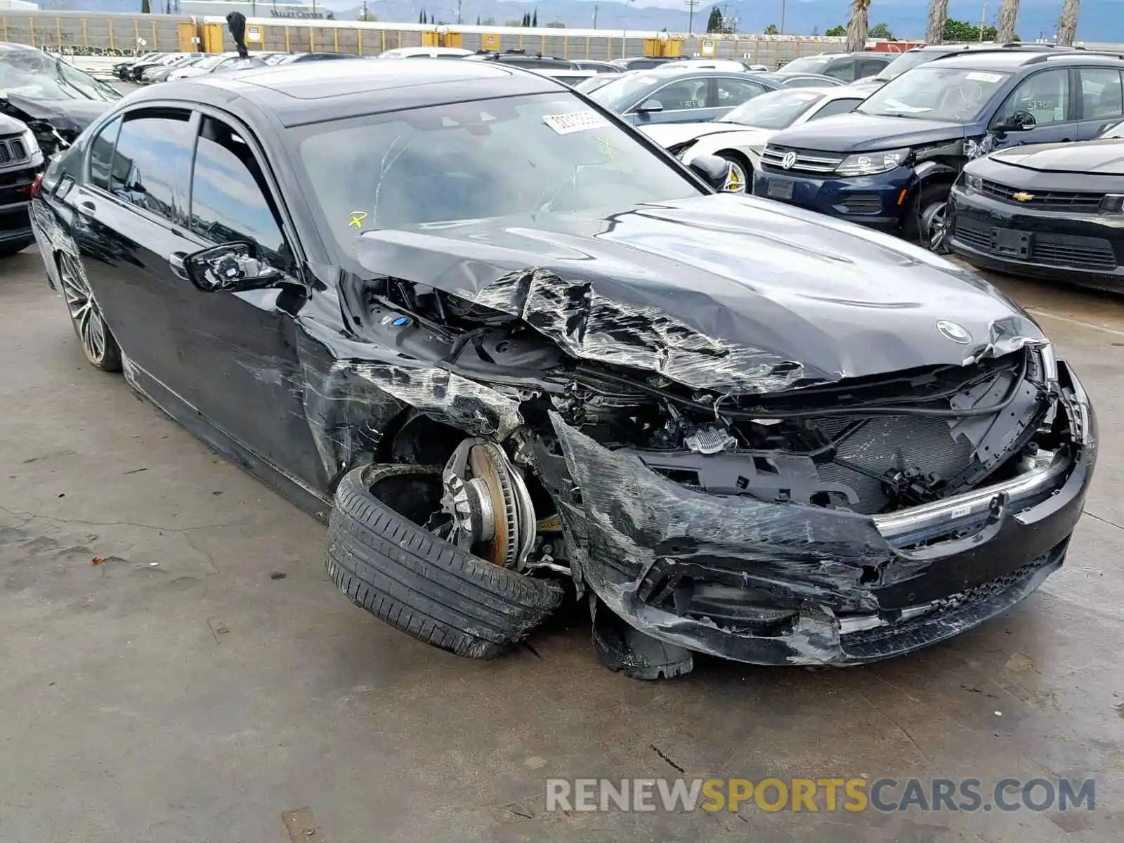 1 Photograph of a damaged car WBA7E2C55KB217227 BMW 7 SERIES 2019