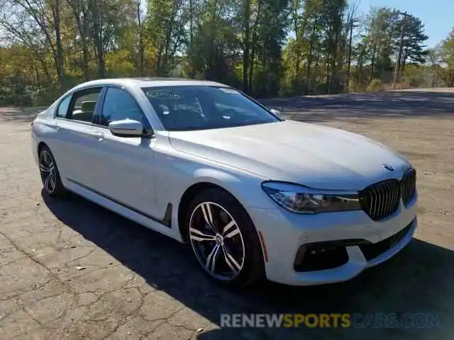 1 Photograph of a damaged car WBA7E2C55KB217230 BMW 7 SERIES 2019