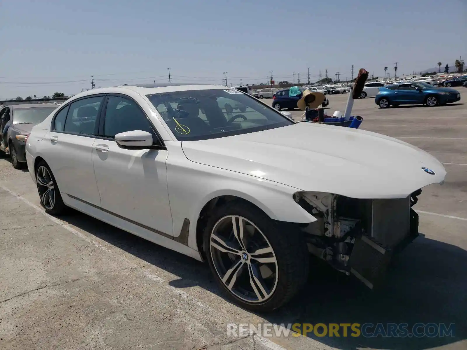 1 Photograph of a damaged car WBA7E2C55KB217552 BMW 7 SERIES 2019