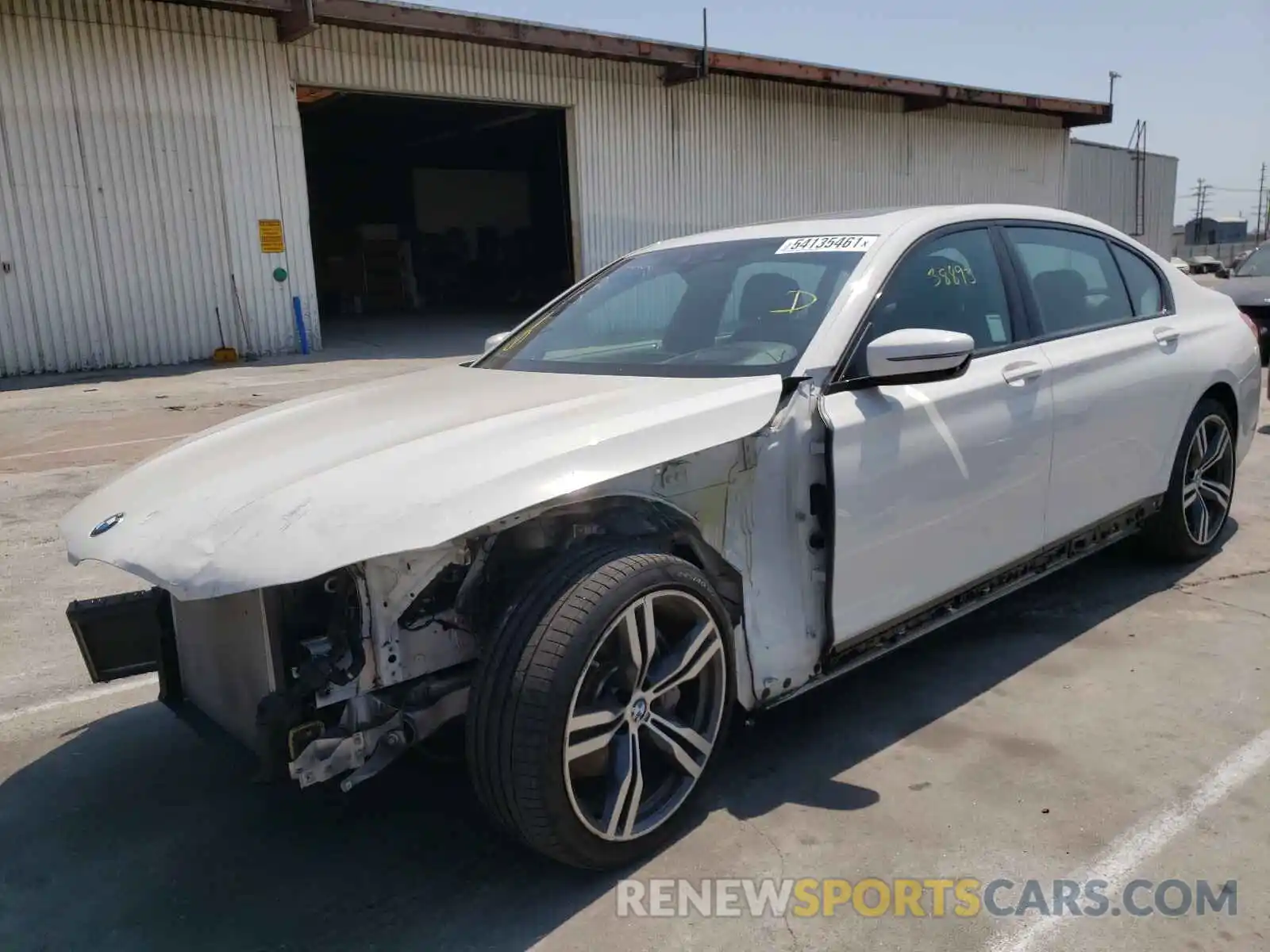 2 Photograph of a damaged car WBA7E2C55KB217552 BMW 7 SERIES 2019