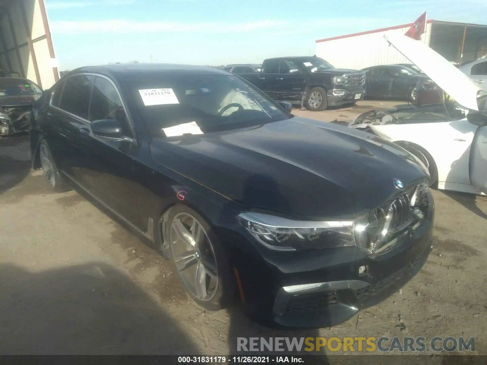 1 Photograph of a damaged car WBA7E2C56KB216409 BMW 7 SERIES 2019