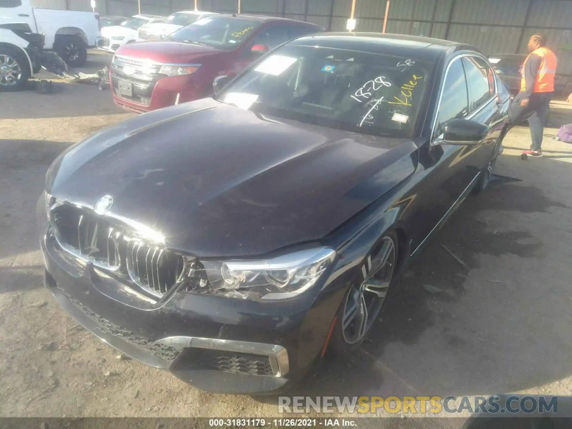 2 Photograph of a damaged car WBA7E2C56KB216409 BMW 7 SERIES 2019