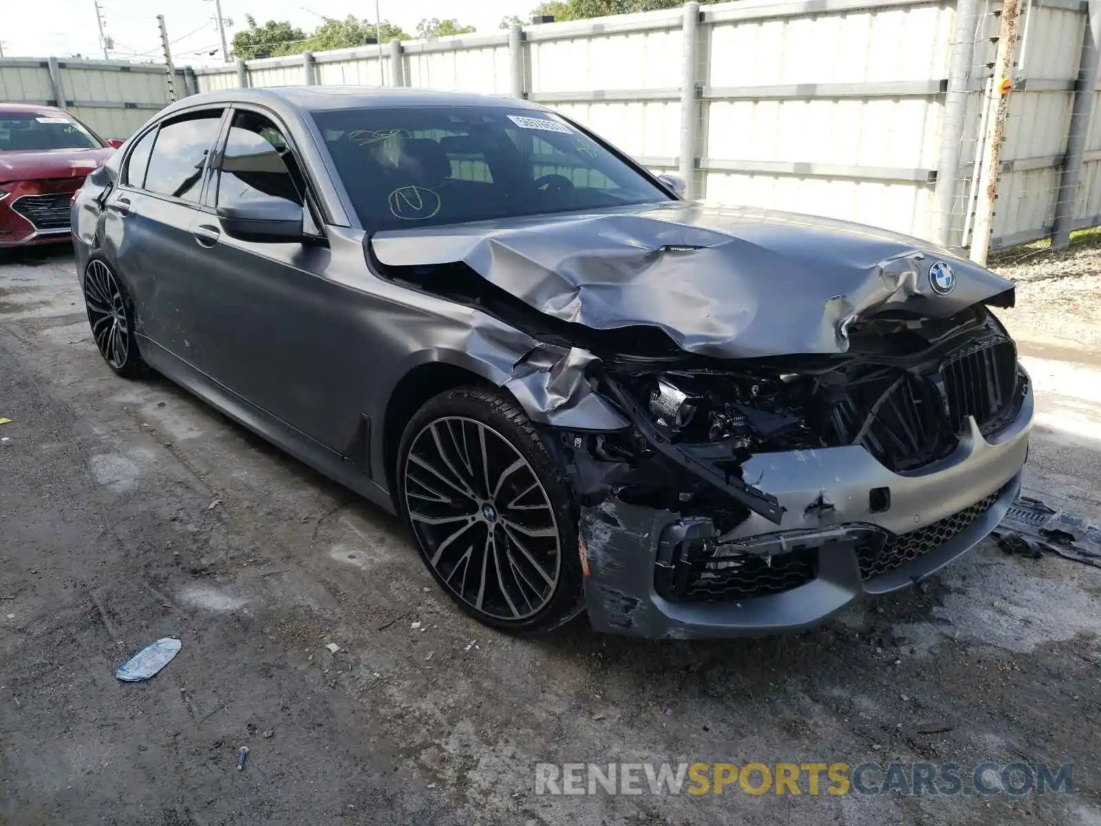 1 Photograph of a damaged car WBA7E2C56KB217267 BMW 7 SERIES 2019