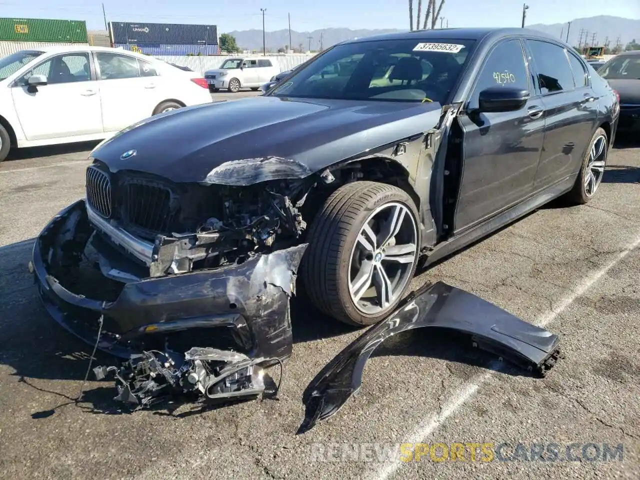 2 Photograph of a damaged car WBA7E2C57KB217424 BMW 7 SERIES 2019