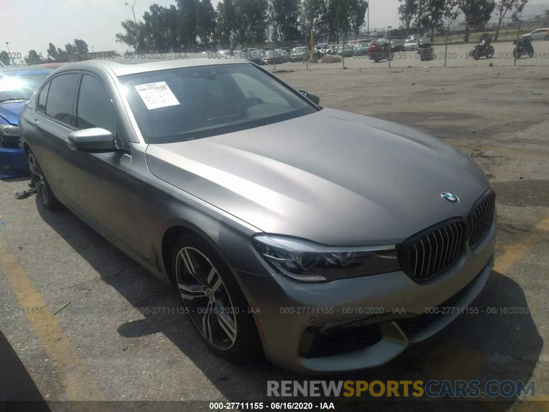 1 Photograph of a damaged car WBA7E2C57KB218119 BMW 7 SERIES 2019