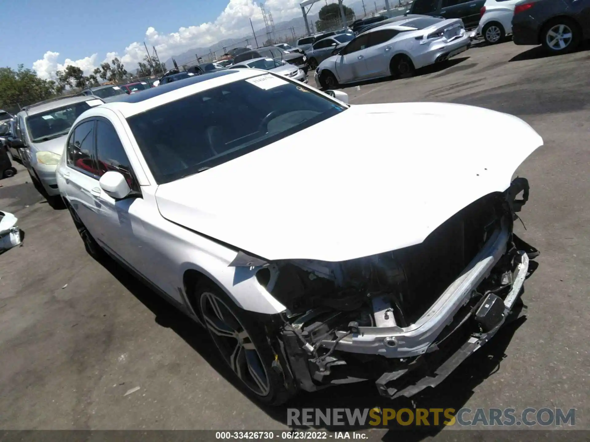 1 Photograph of a damaged car WBA7E2C57KB454169 BMW 7 SERIES 2019