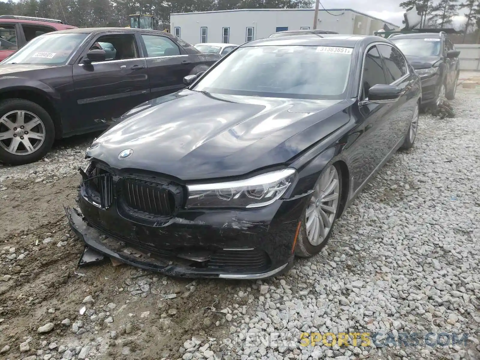 2 Photograph of a damaged car WBA7E2C57KB454673 BMW 7 SERIES 2019