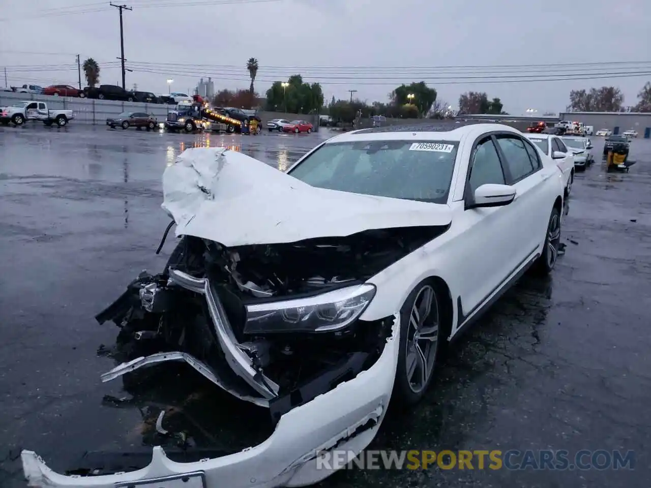 2 Photograph of a damaged car WBA7E2C58KB217531 BMW 7 SERIES 2019