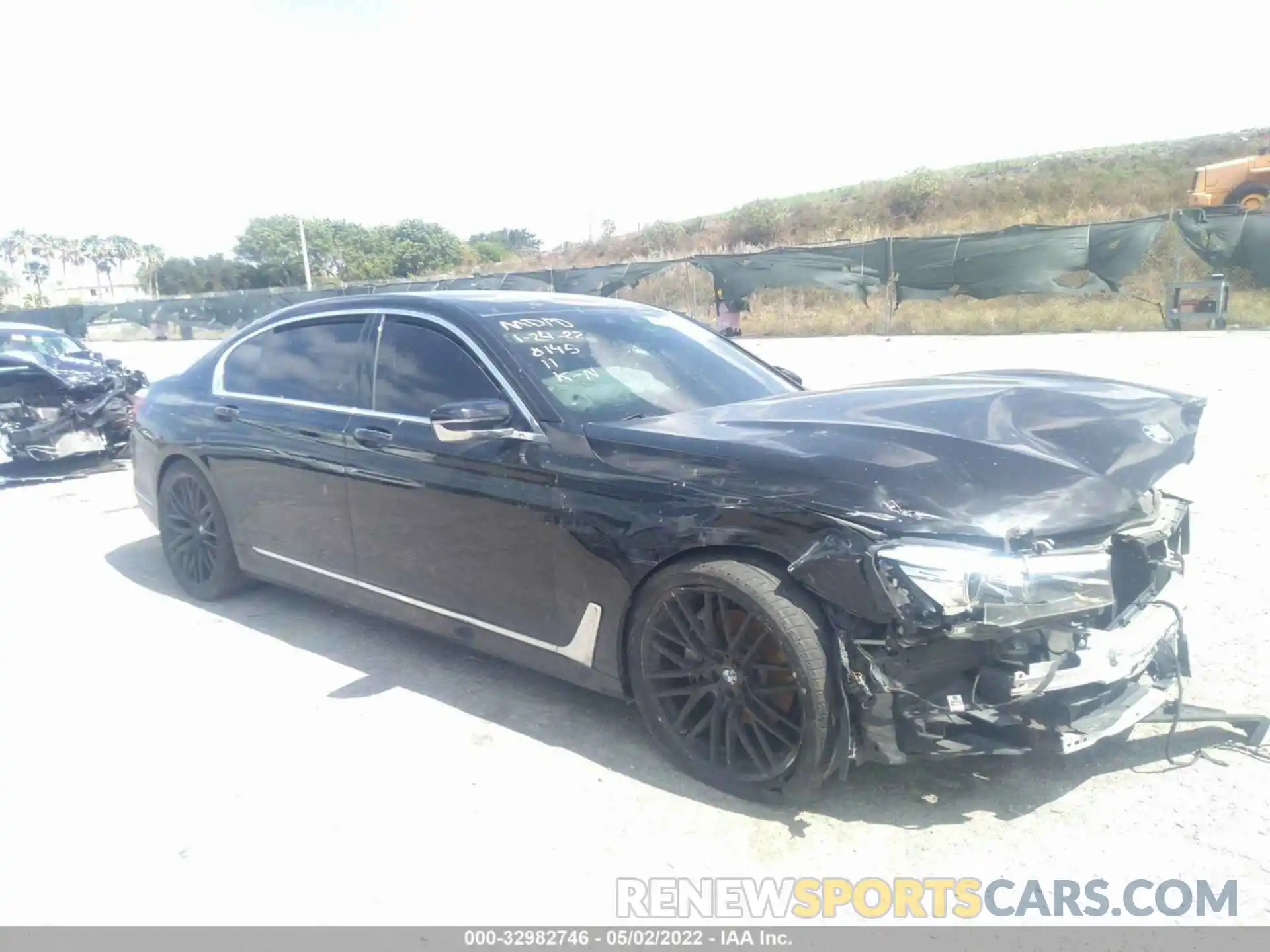 1 Photograph of a damaged car WBA7E2C58KB218145 BMW 7 SERIES 2019